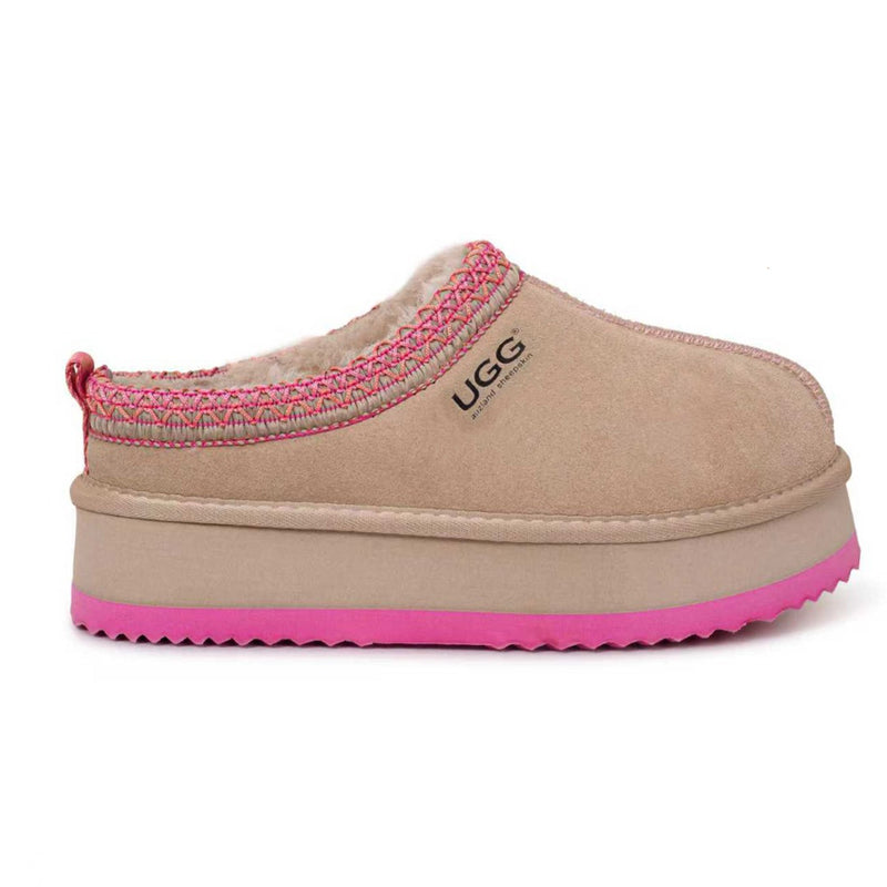Premium Tassie Platform Ugg Slippers