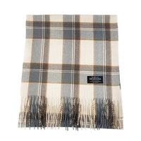 Check Wool Scarf