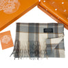Check Wool Scarf