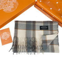 Check Wool Scarf
