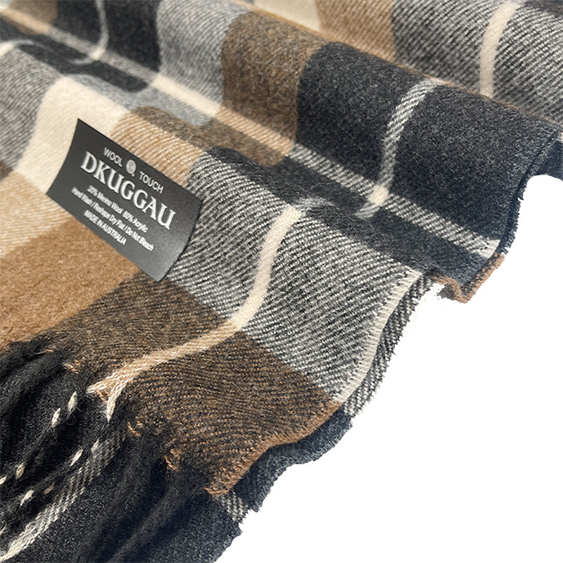 Check Wool Scarf Uggs