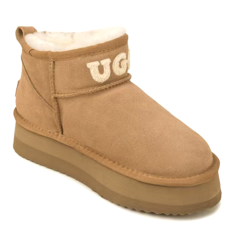 Premium Mini Logo Ugg Boots