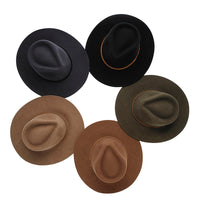 Montana Felt Hat with Genuine Leather Band