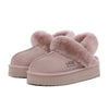 Fluffy Strappy Platform Scuff Uggs
