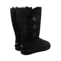 Tall 3-Buttons Ugg Boots