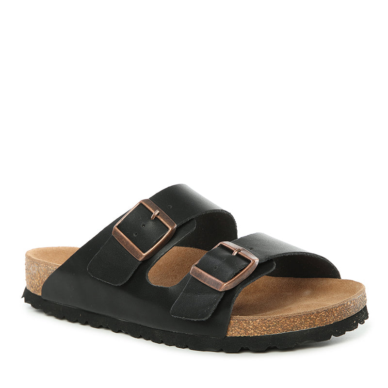 Platinum Buckle Ugg Slippers