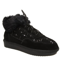 Lace up Fluffy Uggs