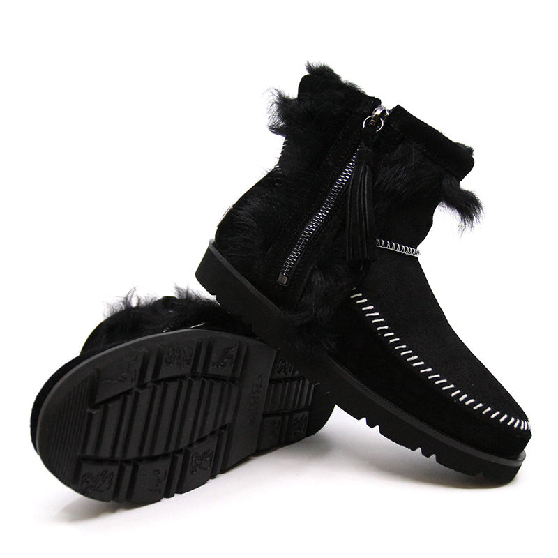 Side Fur Ugg Boots