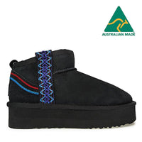Australian Made -  Mini Platform Potea Braid Ugg Boots
