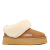 Fluffy Platform Ugg Slippers