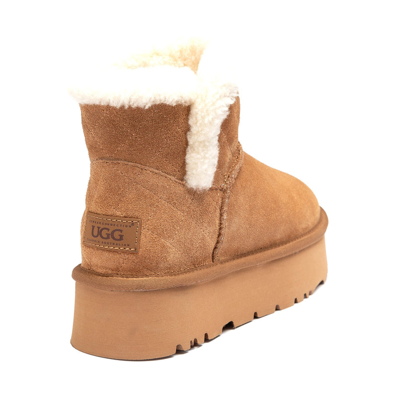 Fluffy Platform Ugg boots