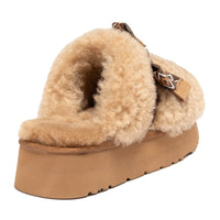 Fluffy Bow Platform Uggs