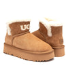 Fluffy Platform Ugg boots