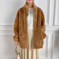 - Camille Sheepskin Teddy Jacket - UGG Boot Australia