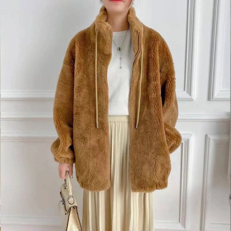 - Camille Sheepskin Teddy Jacket - UGG Boot Australia