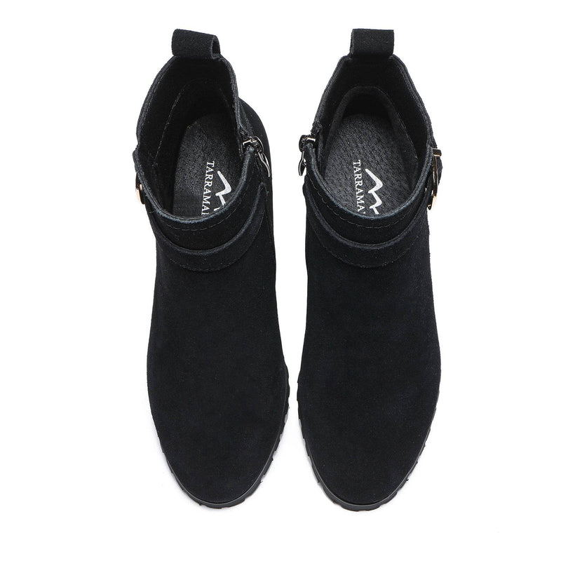 - Coney Zipper Leather Ankle Boots - UGG Boot Australia
