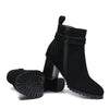 - Coney Zipper Leather Ankle Boots - UGG Boot Australia