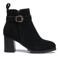 - Coney Zipper Leather Ankle Boots - UGG Boot Australia