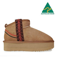 Australian Made -  Mini Platform Potea Braid Ugg Boots