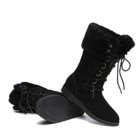 - Ellena Lace Up Sheepskin Boots - UGG Boot Australia