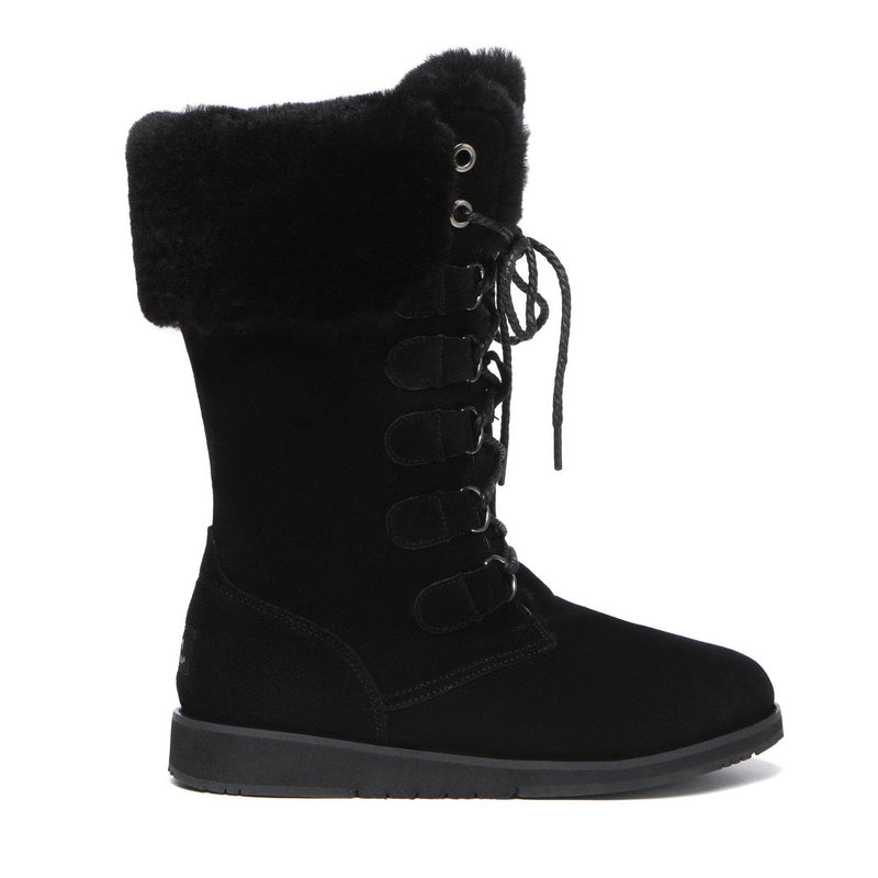- Ellena Lace Up Sheepskin Boots - UGG Boot Australia