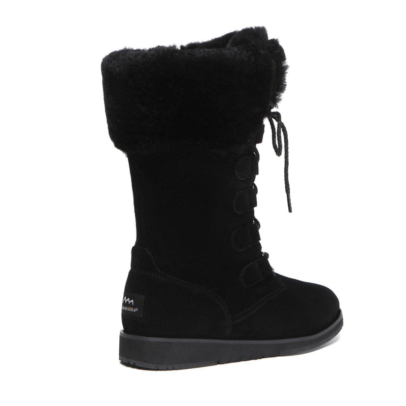 - Ellena Lace Up Sheepskin Boots - UGG Boot Australia