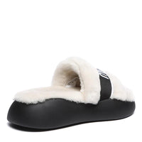 - Feathery High Platform Wool Slides - UGG Boot Australia