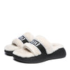 - Feathery High Platform Wool Slides - UGG Boot Australia