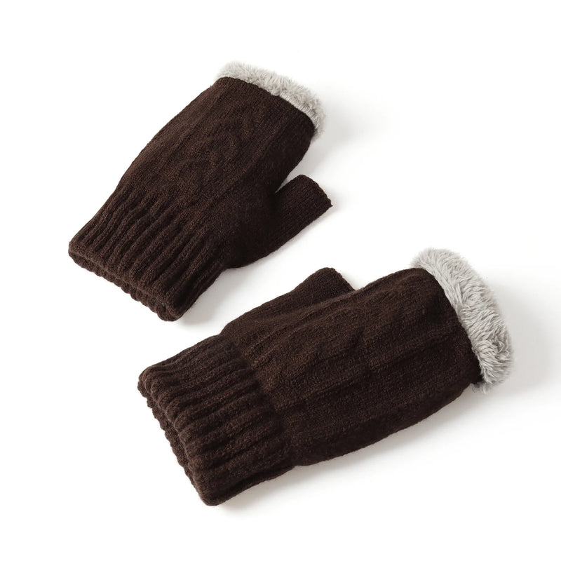 - Fingerless Ultra Plush Knit Gloves - UGG Boot Australia