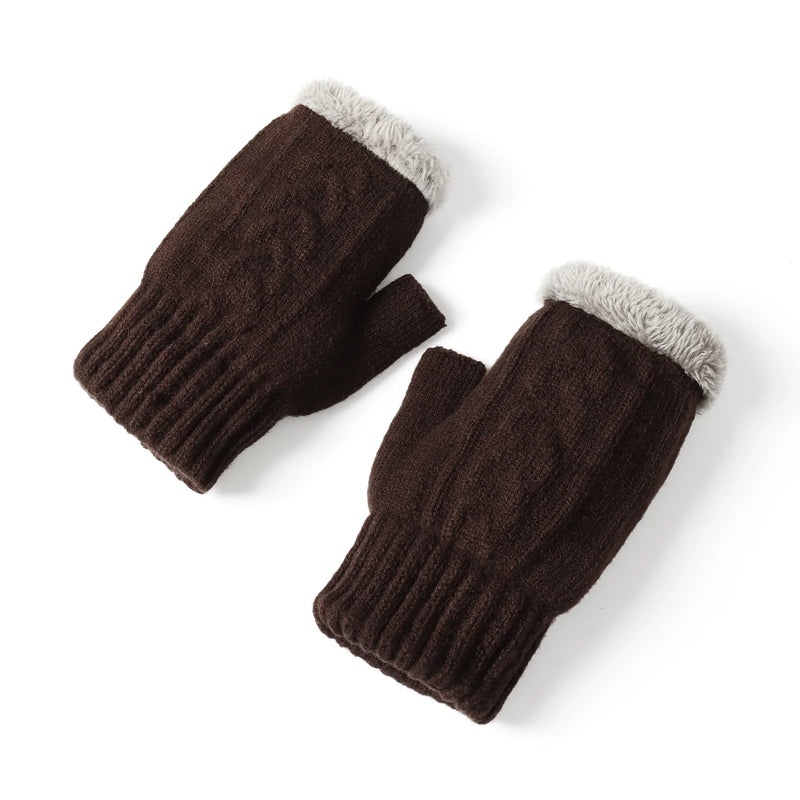 - Fingerless Ultra Plush Knit Gloves - UGG Boot Australia