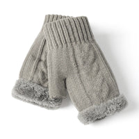 - Fingerless Ultra Plush Knit Gloves - UGG Boot Australia