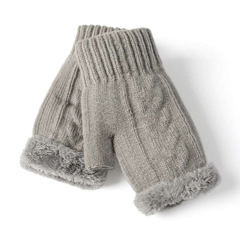 - Fingerless Ultra Plush Knit Gloves - UGG Boot Australia