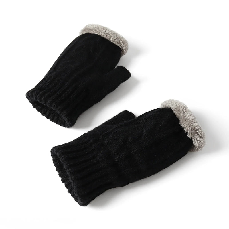 - Fingerless Ultra Plush Knit Gloves - UGG Boot Australia