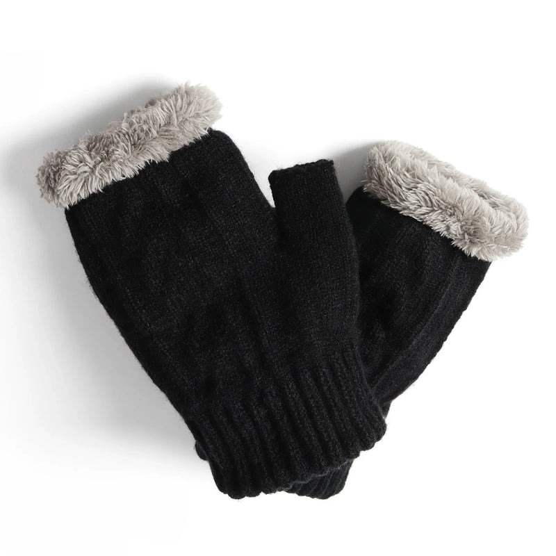 - Fingerless Ultra Plush Knit Gloves - UGG Boot Australia