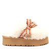 Fluffy Bow Platform Uggs