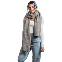 Premium Possum and Merino Wool - Jacquard Wrap