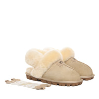 Fluffy Strap Ladies Scuff Uggs
