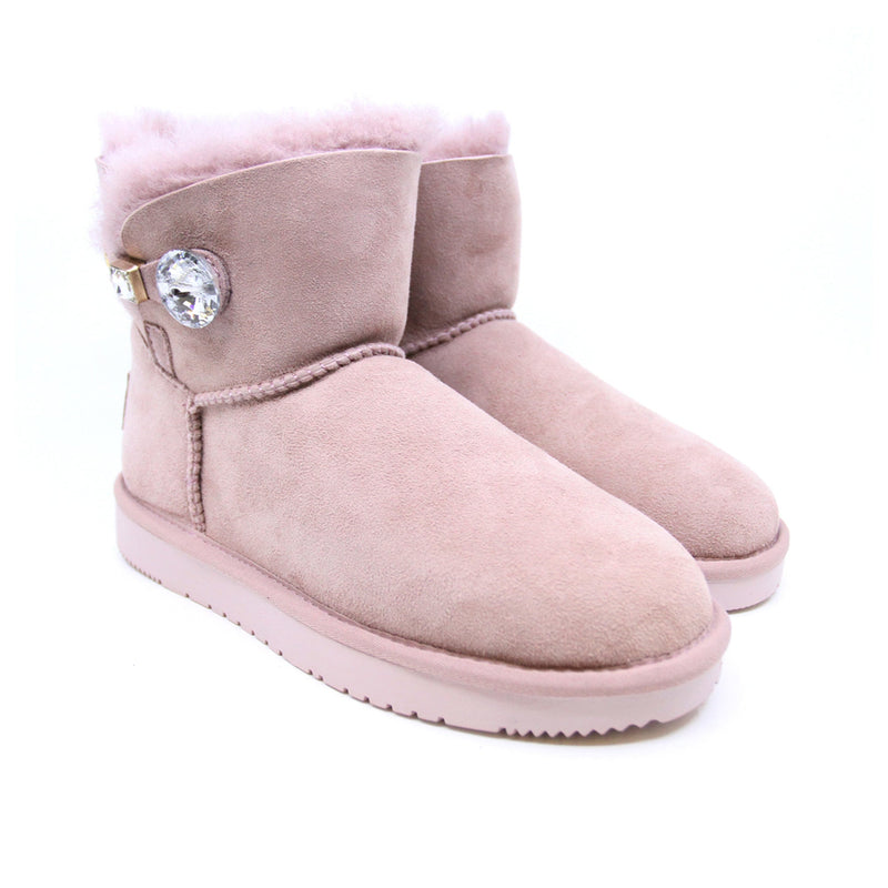 Mini Crystal Button Uggs