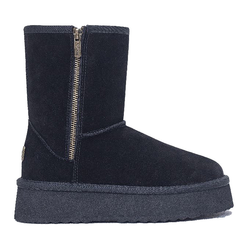 Platform Ugg Boots - UGG Premium Short Zip Platform Boot - Original UGG Australia Classic