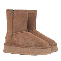 Platform Ugg Boots - UGG Premium Short Zip Platform Boot - Original UGG Australia Classic