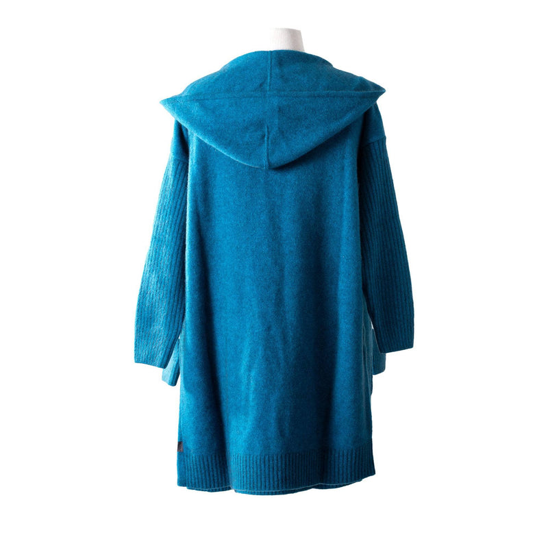 - Premium Possum and Merino Wool- Hooded Longline Cardigan - UGG Boot Australia