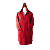 - Premium Possum and Merino Wool- Hooded Longline Cardigan - UGG Boot Australia