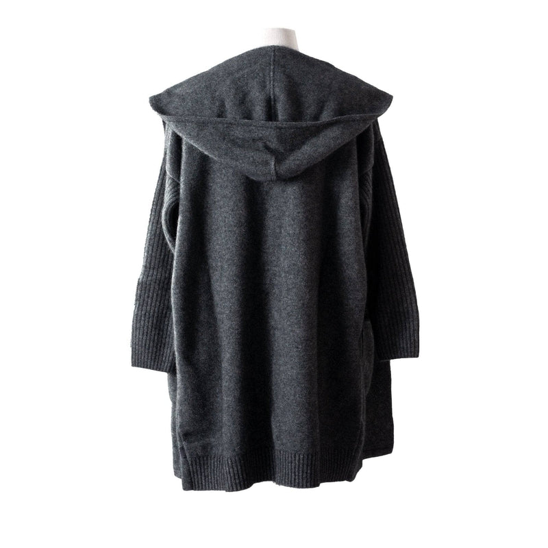 - Premium Possum and Merino Wool- Hooded Longline Cardigan - UGG Boot Australia