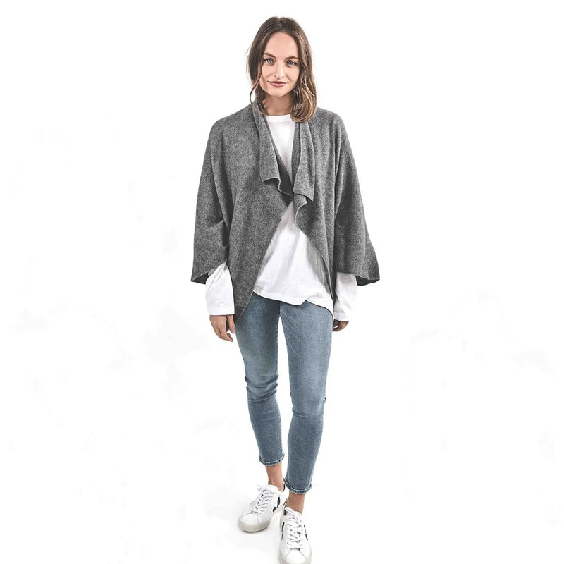 - Premium Possum and Merino Wool - Moss Stitch Shrug - UGG Boot Australia