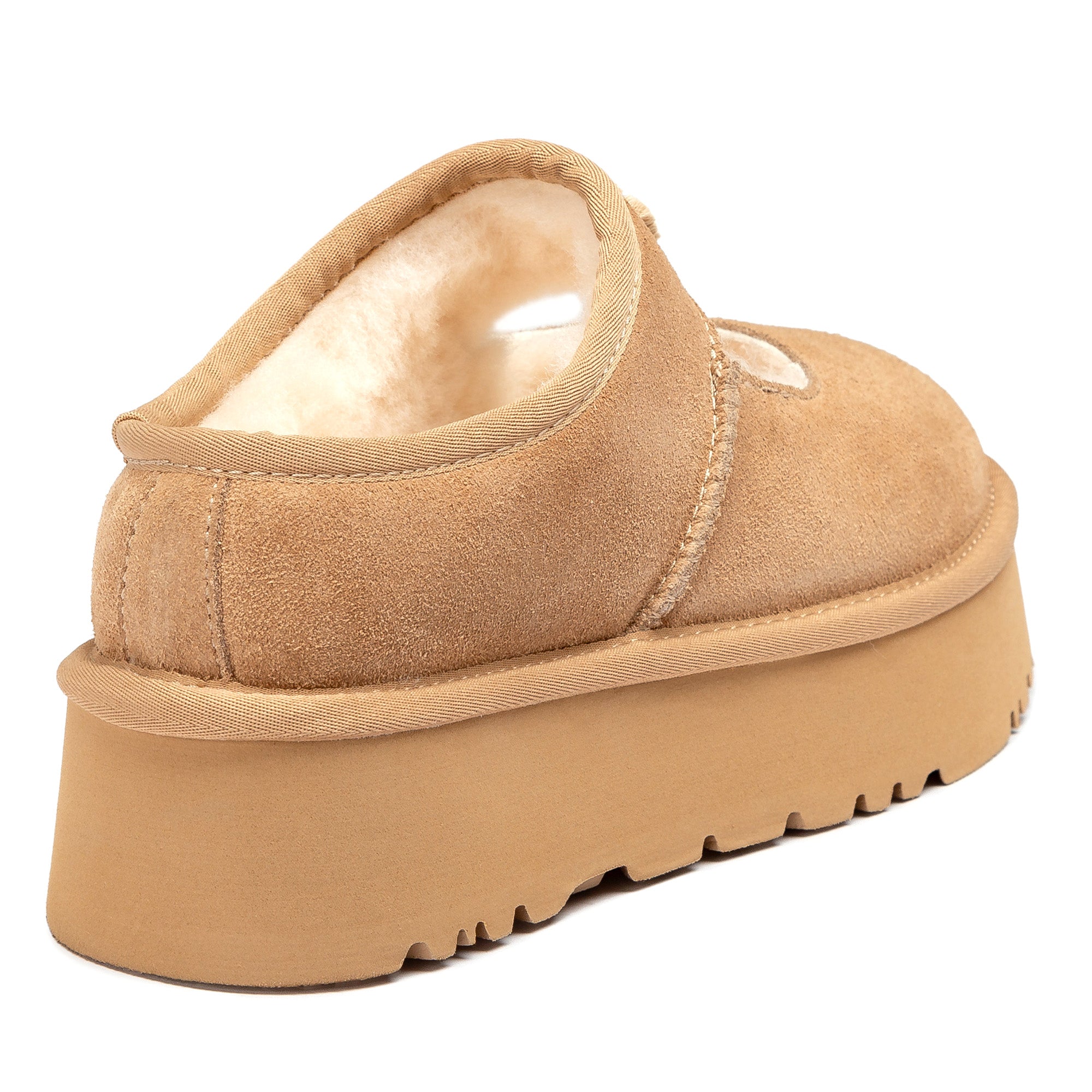 UGG Jaze Logo Platform Slippers
