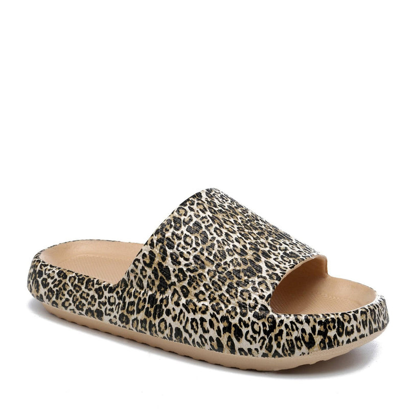 - The Cloud Cushion Leopard Summer Slides - UGG Boot Australia