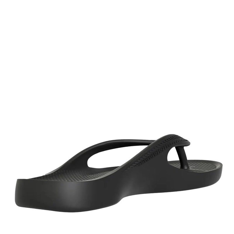 thongs - Black Arch Support Orthotic Unisex Thongs - UGG Boot Australia