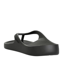 thongs - Black Arch Support Orthotic Unisex Thongs - UGG Boot Australia