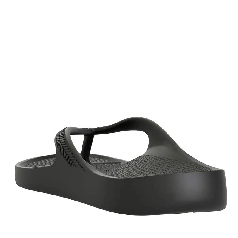 thongs - Black Arch Support Orthotic Unisex Thongs - UGG Boot Australia