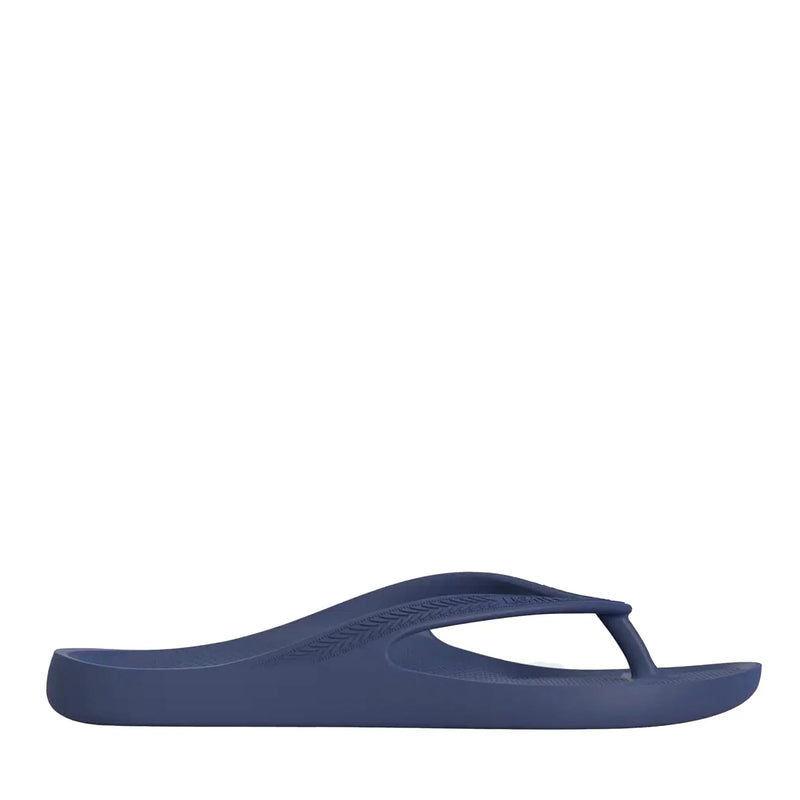 thongs - Navy Blue Arch Support Orthotic Unisex Thongs - UGG Boot Australia